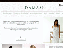 Tablet Screenshot of damask.co.uk