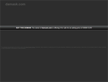 Tablet Screenshot of damask.com